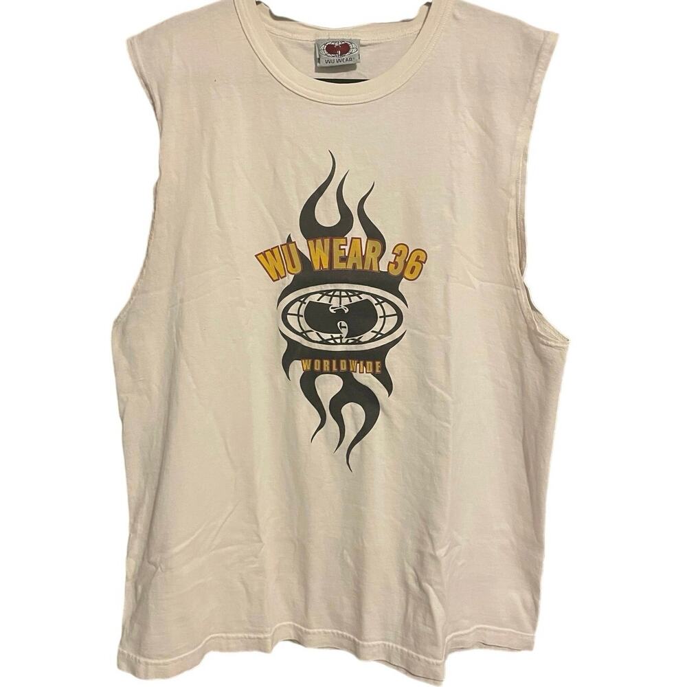 Vintage 90s Wu Tang Wu Wear Tank Top Shirt Adult XL